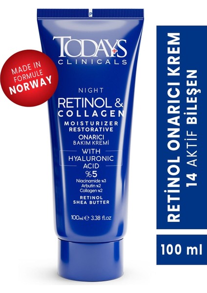 Todays Clinicals Krem - Retinol 100 ml + Serum 30 ml