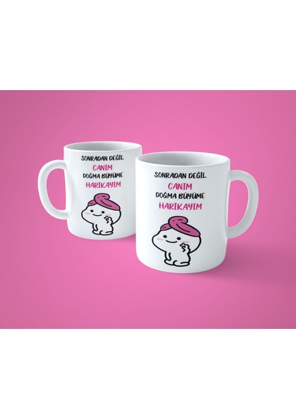 Doğma Büyüme Harikayım Baskılı Kupa Bardak fiyatları