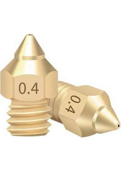 3D 0.4mm Creality Pirinç Nozzle 5 Adet 4004020010