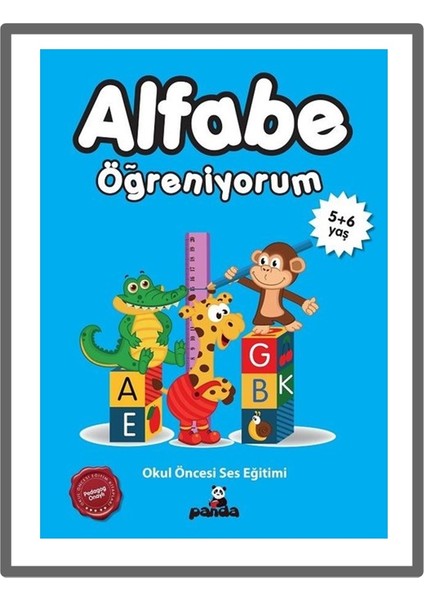 Beyaz Panda - Alfabe Öğreniyorum 5+6 Yaş