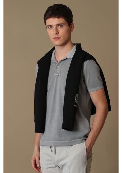 Vernon Spor Polo Yaka Erkek Tişört Lacivert