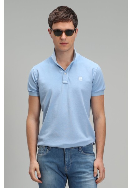 Vernon Spor Polo Yaka Erkek Tişört Lacivert