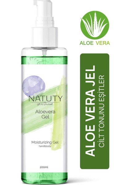 Aloe Vera Jel Cilt Nemlendirici- Yatıştırıcı 200 ml