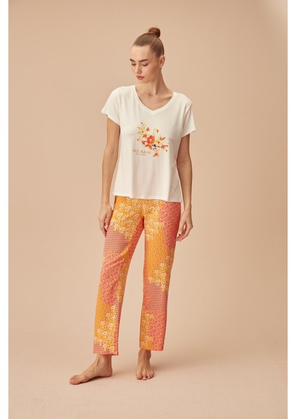 Flora Pijama Takımı