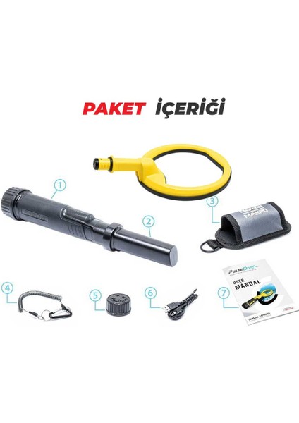 Pulsedive Pointer - 20 cm Büyük Başlıklı Set