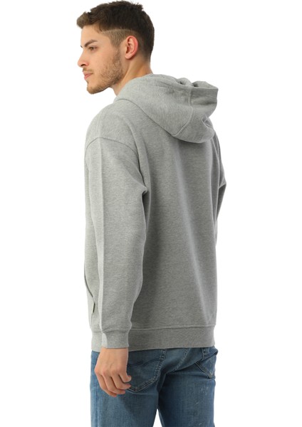 Organik Kanguru Cepli Kapüşonlu Erkek Sweatshirt fırsatları