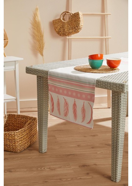 Pudra Renk Tüy Desen Leke Tutmaz Runner fiyatları