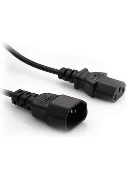 1.8 Metre ( Dişi - Erkek ) Power Kablosu C13 C14 Güç Kablosu Monitör Ups Enerji Uzatma Ara Kablosu 0.75MM fiyatları