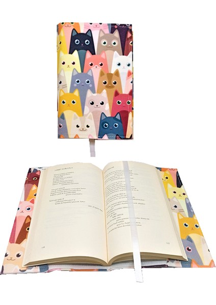 Pyto Kitap Kılıfı Kediler Desenli