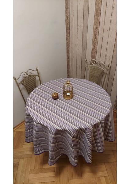 Duck (Leke Itici ,leke Tutmaz) Kumaş,yuvarlak, Yemek Masası Örtüsü