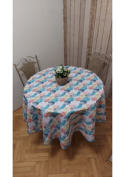 Duck (Sıvı Itici ,leke Tutmaz) Kumaş,yuvarlak, Yemek Masası Örtüsü