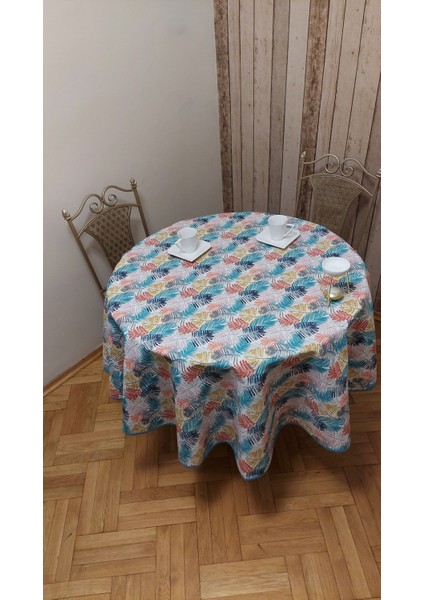 Duck (Sıvı Itici ,leke Tutmaz) Kumaş,yuvarlak, Yemek Masası Örtüsü