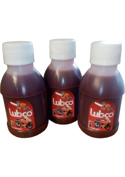 2t 2 Zamanlı Kırmızı Benzine Karışım Yağı 100 ml x 3