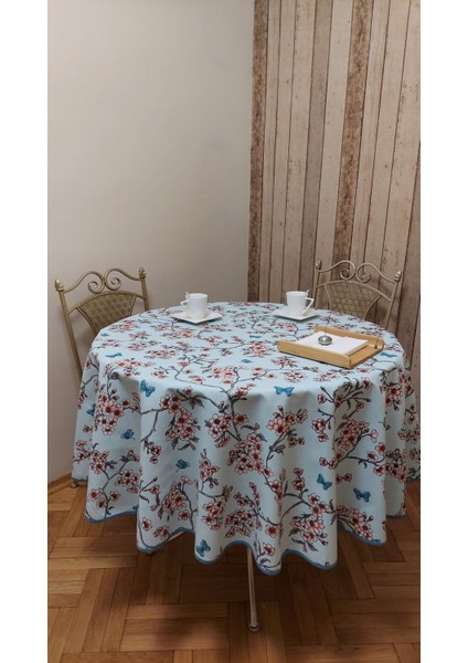 Duck (Sıvı Itici ,leke Tutmaz) Kumaş,yuvarlak, Yemek Masası Örtüsü