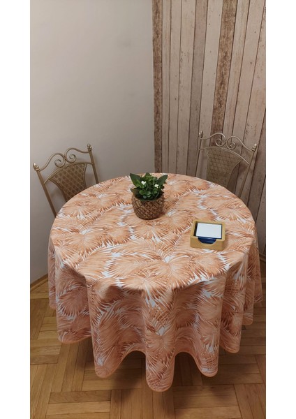 Duck (Sıvı Itici ,leke Tutmaz) Kumaş,yuvarlak, Yemek Masası Örtüsü