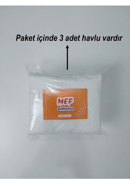3'lü Beyaz Pamuklu Berber Havlusu Kuaför Havlusu - 50x90 cm - Su Çekici ve Dayanıklı indirimleri