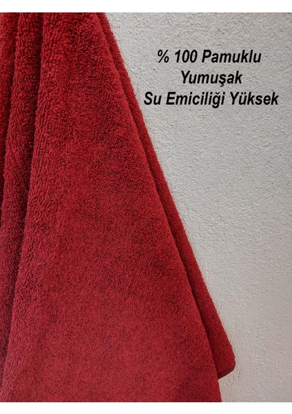 3'lü Bordo Pamuklu Berber Havlusu Kuaför Havlusu - 50x90 cm - Su Çekici ve Dayanıklı fırsatları