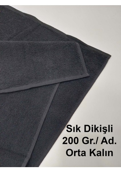 Berber Kuaför Havlusu Denizli Siyah 50x90 cm 3'lü