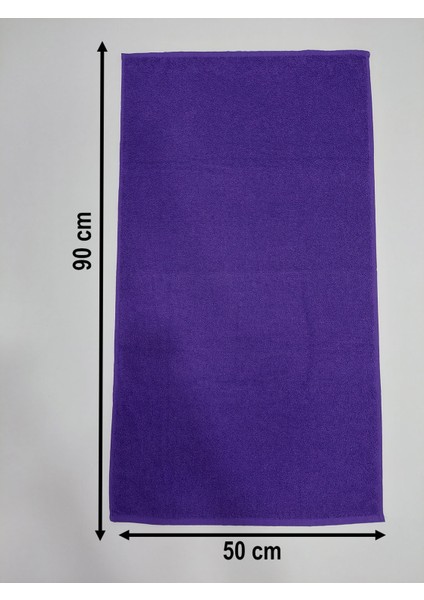 3'lü Mor Pamuklu Berber Havlusu Kuaför Havlusu - 50x90 cm - Su Çekici ve Dayanıklı modelleri