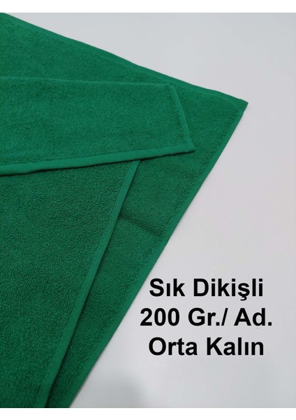 Berber Kuaför Havlusu Denizli Yeşil 50x90 cm 3'lü