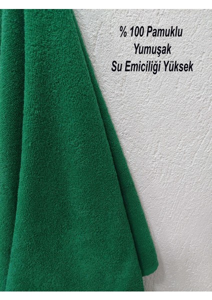 Berber Kuaför Havlusu Denizli Yeşil 50x90 cm 3'lü