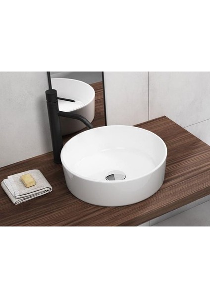 Bath Round Line Tezgah Üstü Lavabo 45