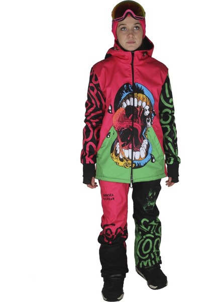 SS7975 Secret Scream Kayak Mont & Pantolon Takımı