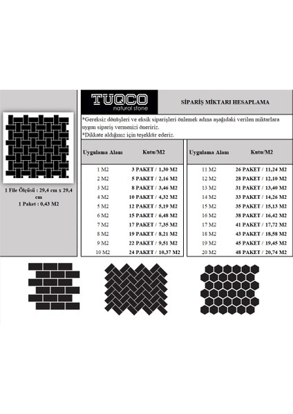 Doğaltaş Basket Weave Muğla B. - Toros S. Honlu Mermer Mozaik