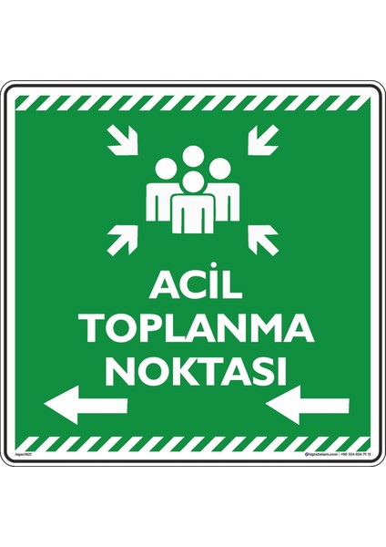 Acil Toplanma Noktası Sol Ok