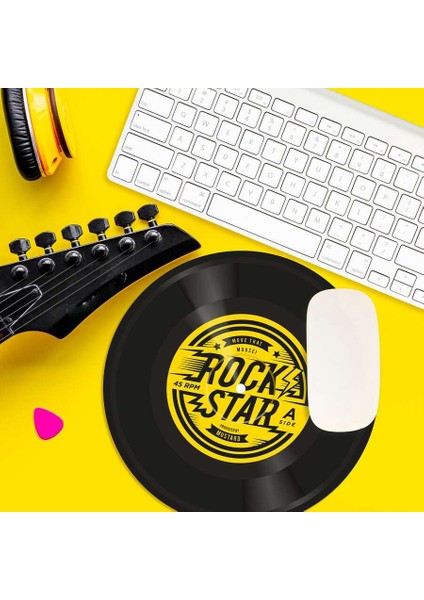 Rock N Roll Mouse Pad