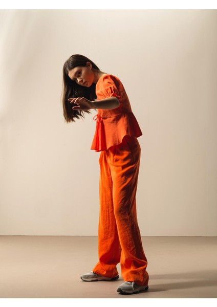 Oversize Geniş Paça Pantolon