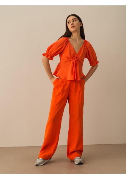 Oversize Geniş Paça Pantolon