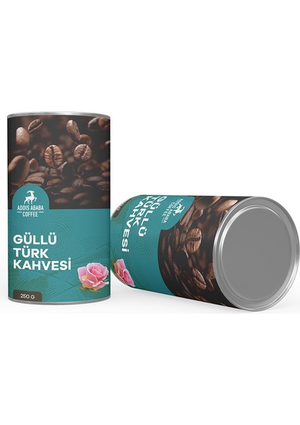 Addis Ababa Coffee Coffee Güllü Aromalı Türk Kahvesi 250 gr