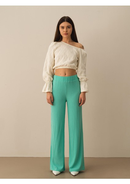 Regular Fit Geniş Paça Pantolon