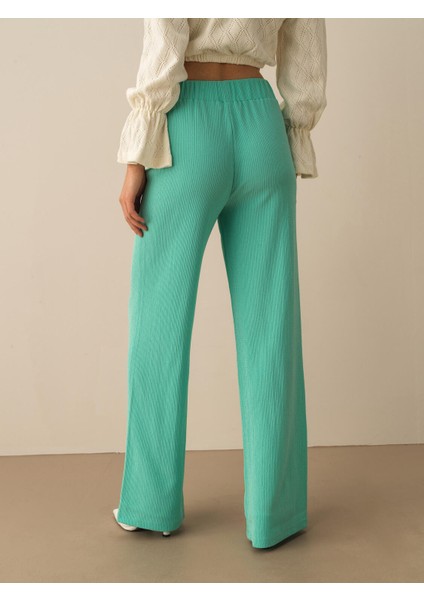 Regular Fit Geniş Paça Pantolon