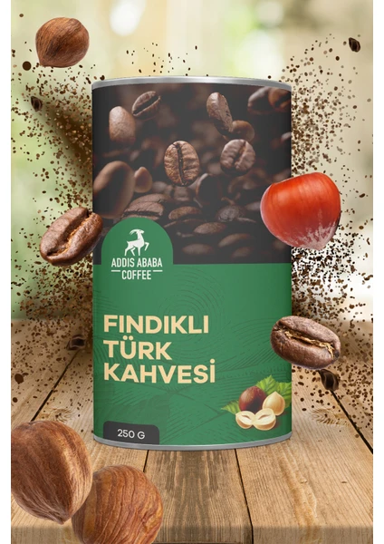 Addis Ababa Coffee Coffee Fındıklı Aromalı Türk Kahvesi 250 gr