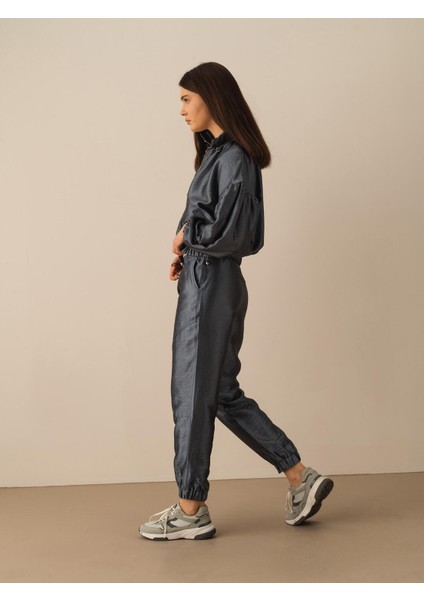 Oversize Beli Lastikli Pantolon modelleri