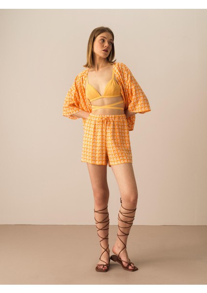 Oversize Desenli Şort modelleri