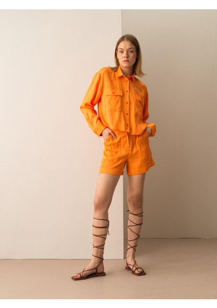 Oversize Cepli Gömlek