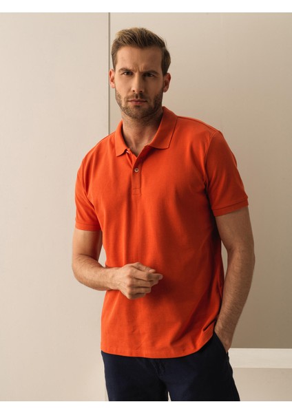 Pamuk Regular Fit Basic Polo Tişört