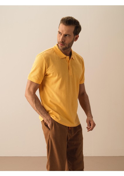 Pamuk Regular Fit Basic Polo Tişört