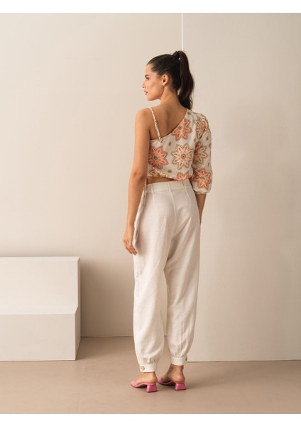 Regular Fit Desenli Bluz