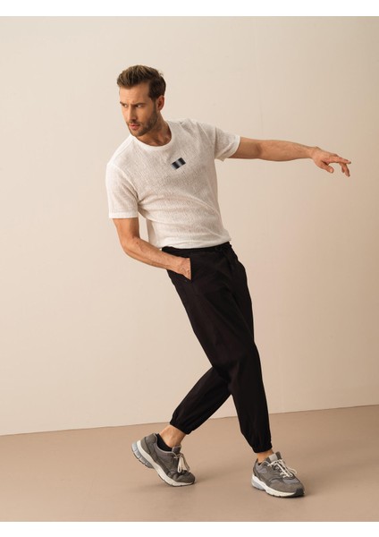 Pamuklu Slim Fit Jogger Pantolon