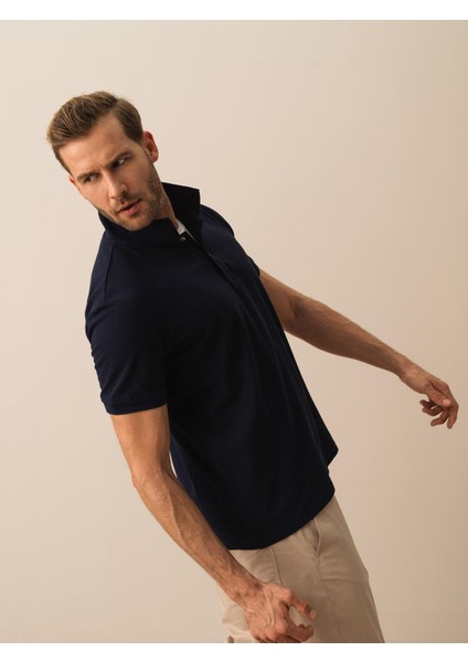 Pamuk Regular Fit Basic Polo Tişört