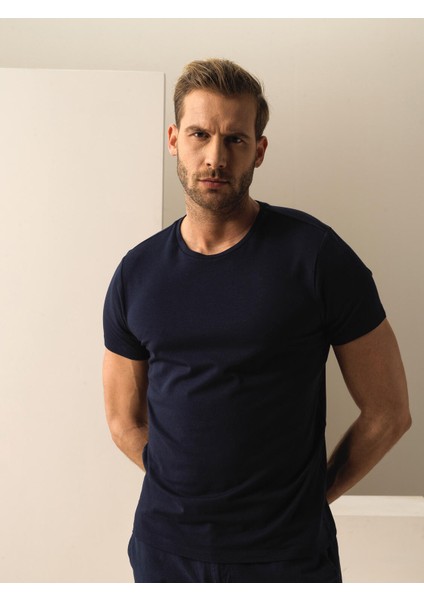 Pamuklu Slim Fit Basic Tişört