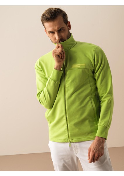 Pamuklu Slim Fit Sweatmont