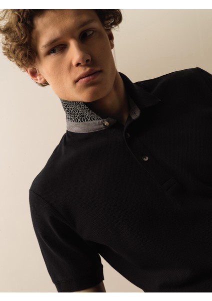 Pamuklu Slim Fit Polo Tişört