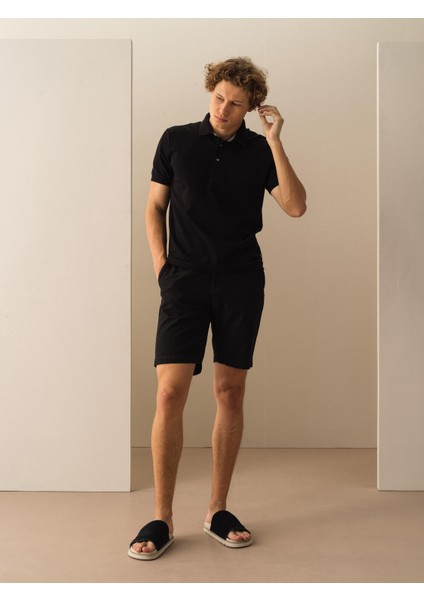 Pamuklu Slim Fit Polo Tişört