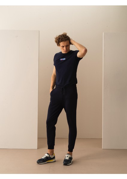 Pamuklu Slim Fit Sweat Pantolon