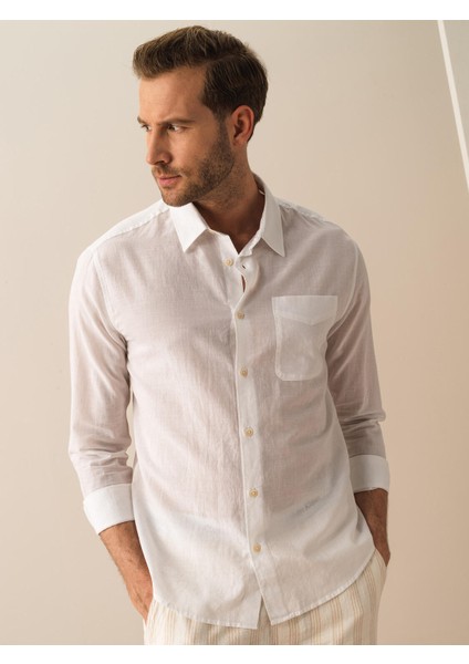 Pamuk Regular Fit Basic Gömlek10